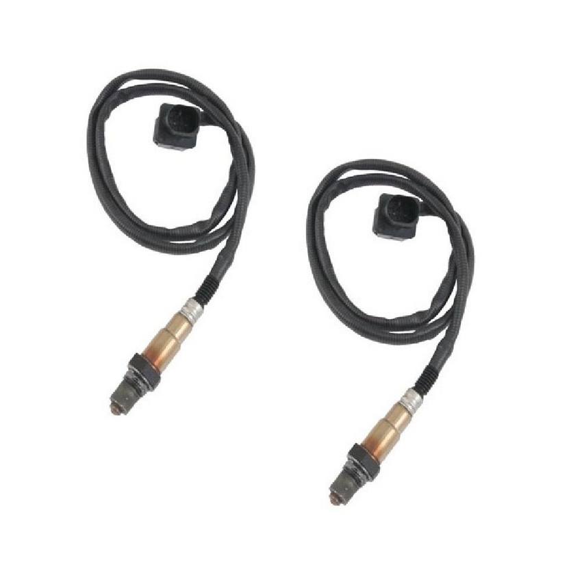 BMW Oxygen Sensor Set Upstream Front and Rear 11787523434 Bosch